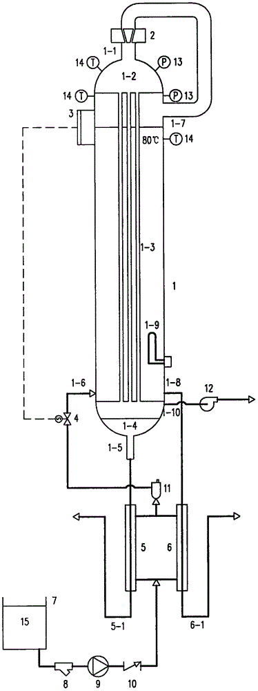 Siphon circulation, contraflow heat regeneration and vapor compression distillation device