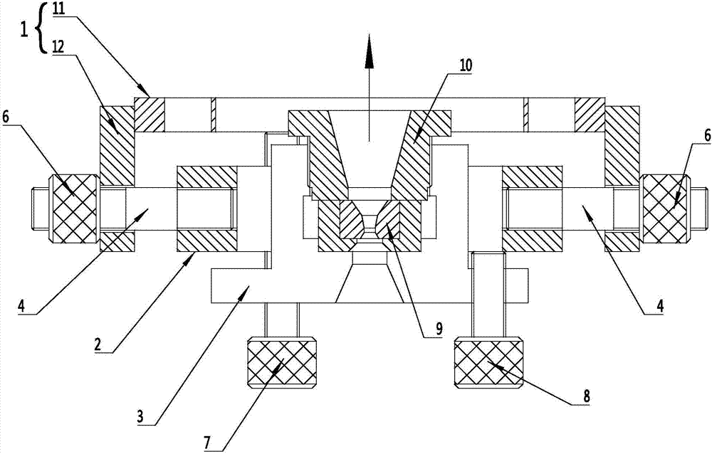 Adjustable wire-drawing die box