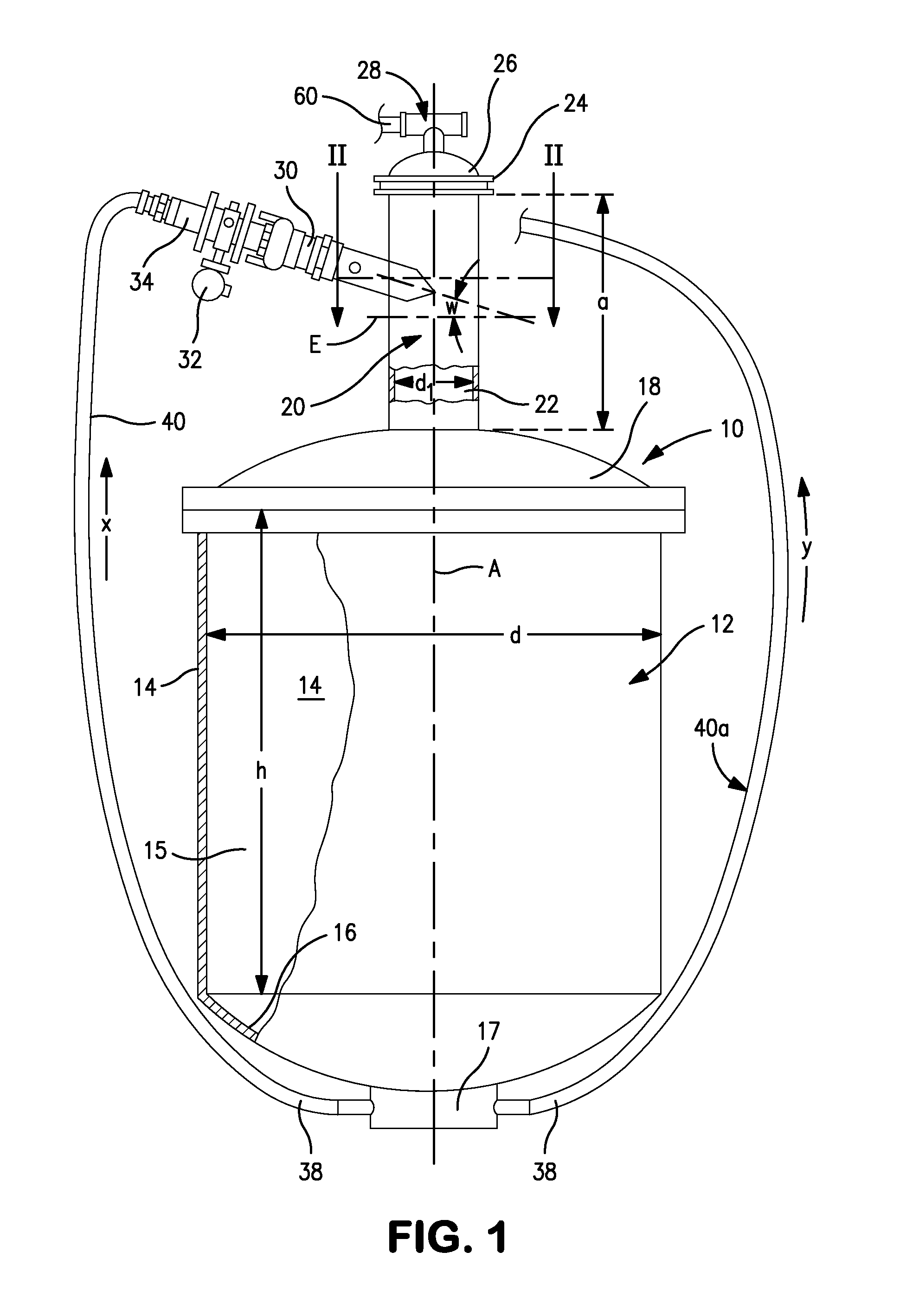 Device for pneumatic treatment of powder materials