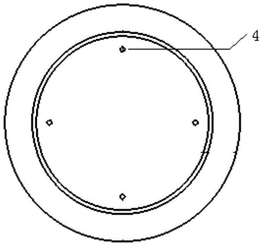 Special bush machining clamp of numerical-control vertical lathe