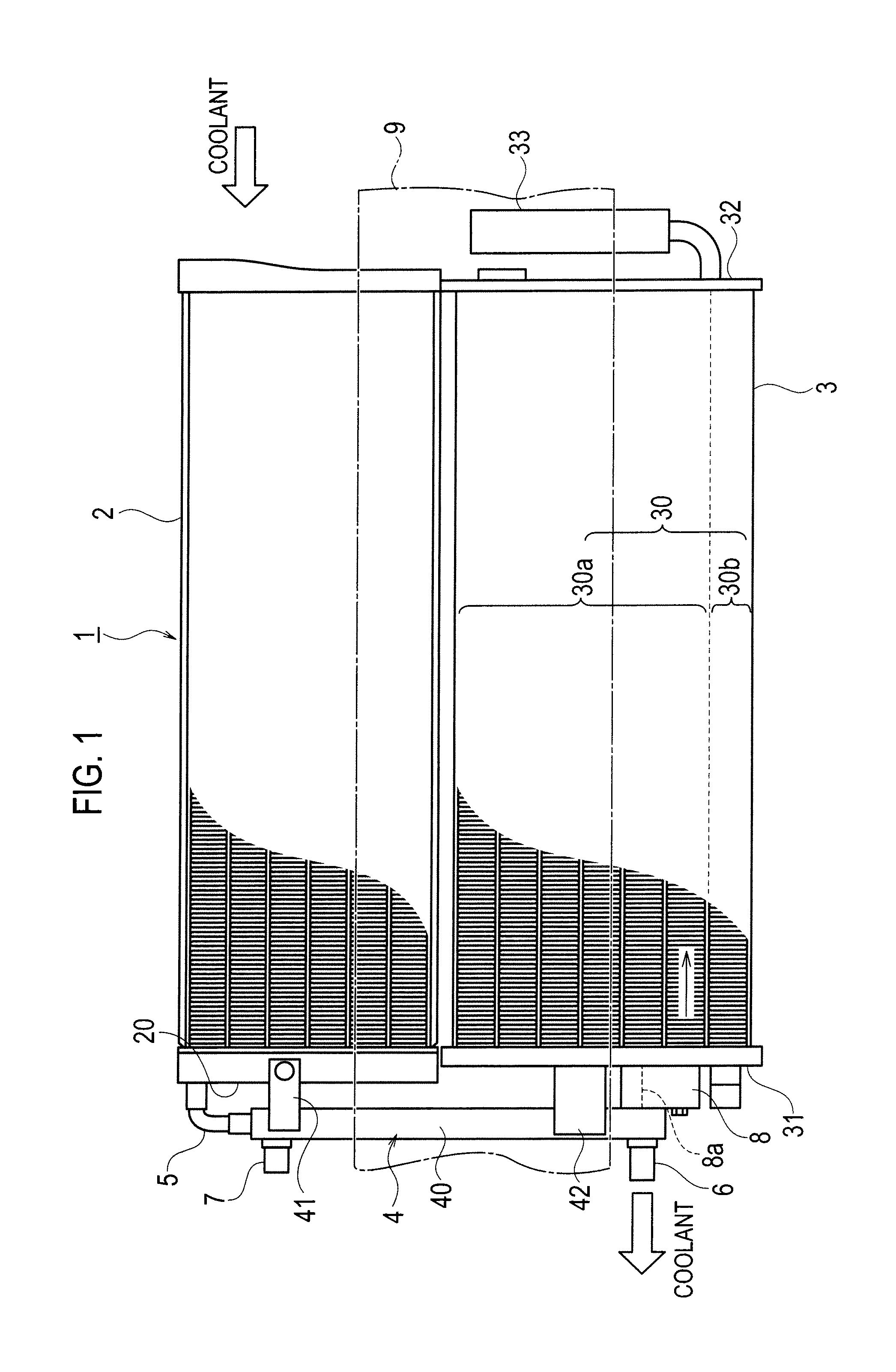 Water-cooled condenser