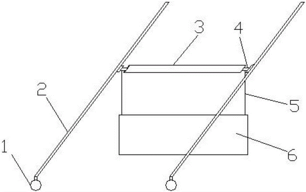 Waterproof roll laying and pasting mechanism