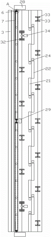 Full-breadth airplane runway sweeping machine