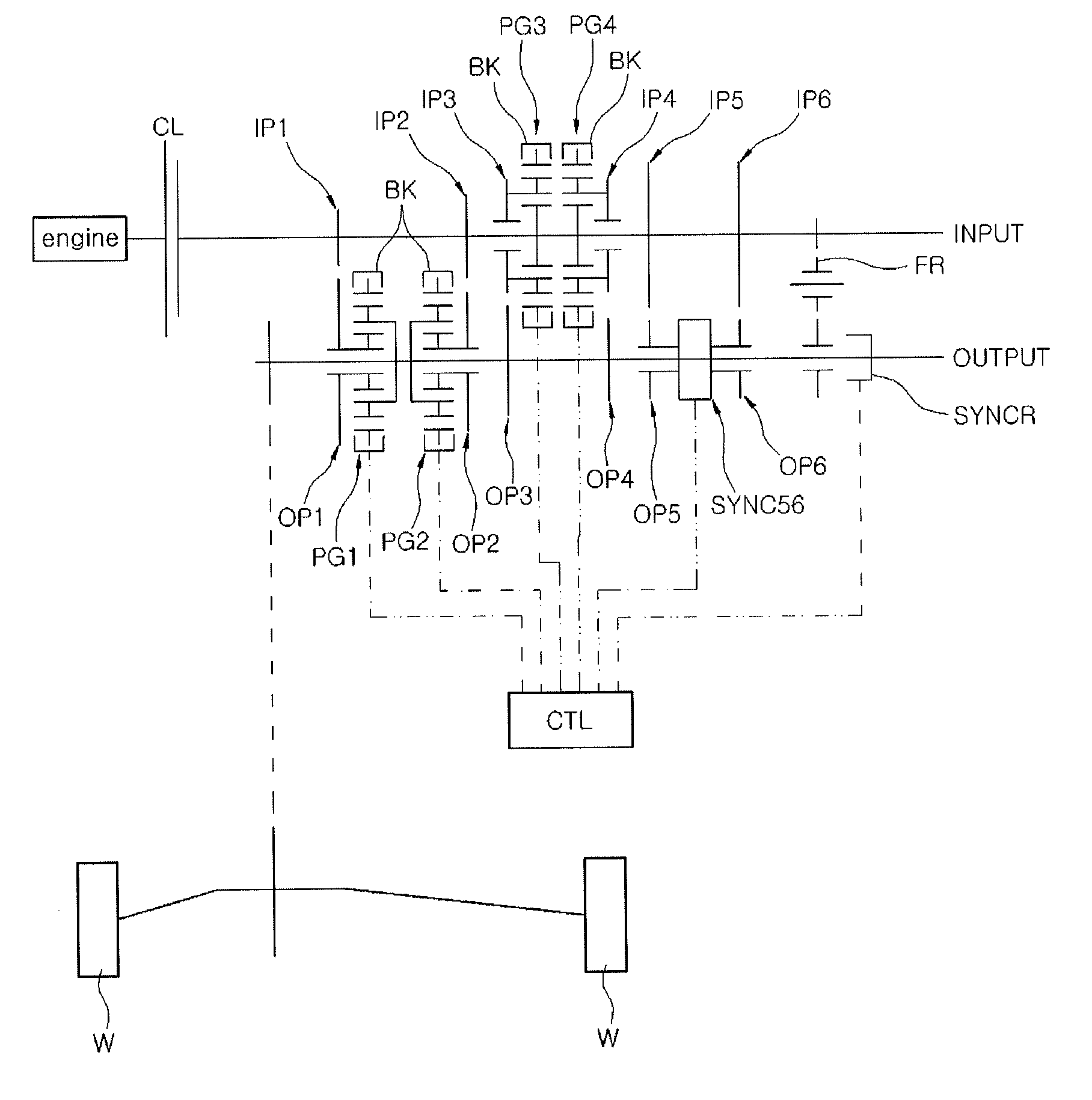 Automated manual transmission for vehicle