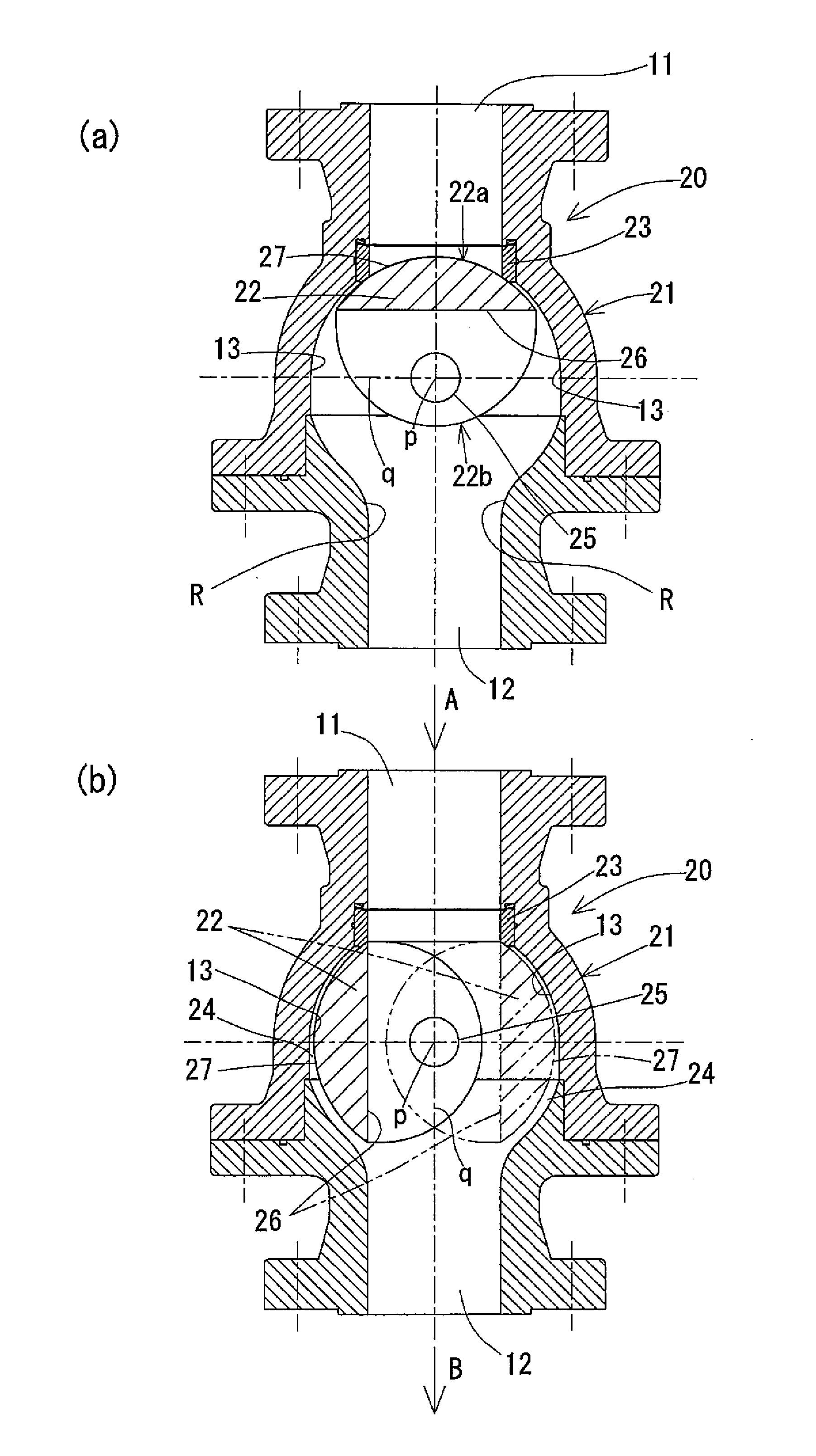 Valve for powder