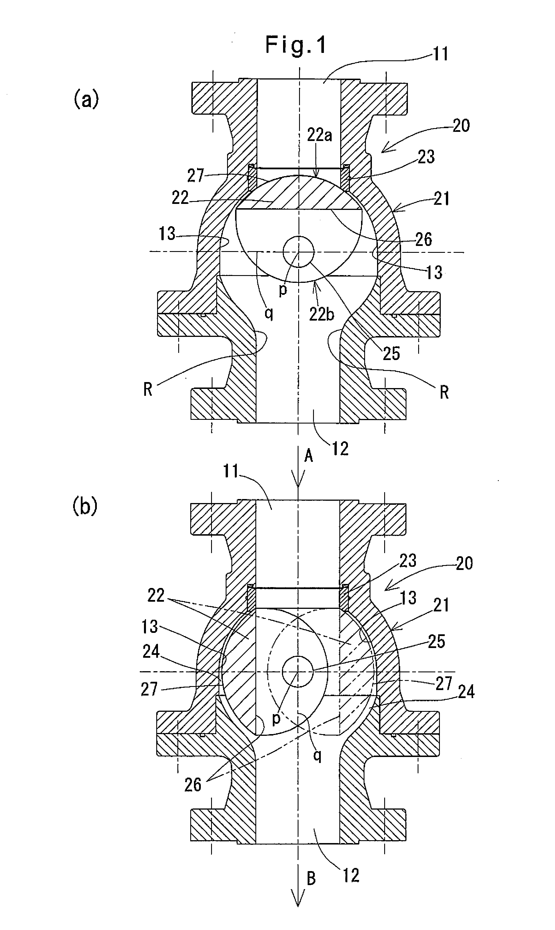 Valve for powder