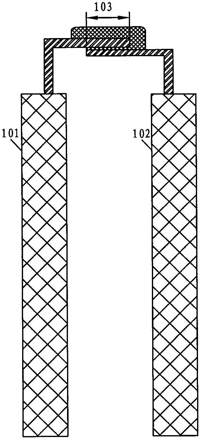 Lithium ion battery pack and soldering method for single batteries therein