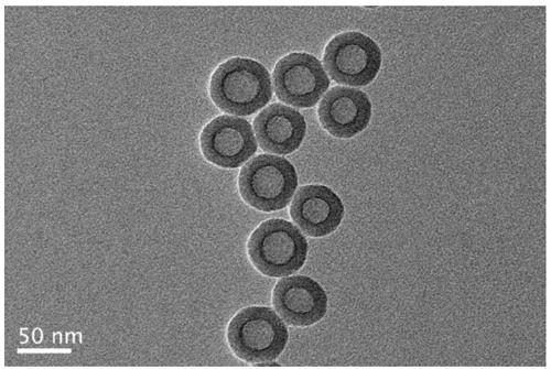 Method for preparing high-hardness antireflection film on basis of hollow silicon dioxide