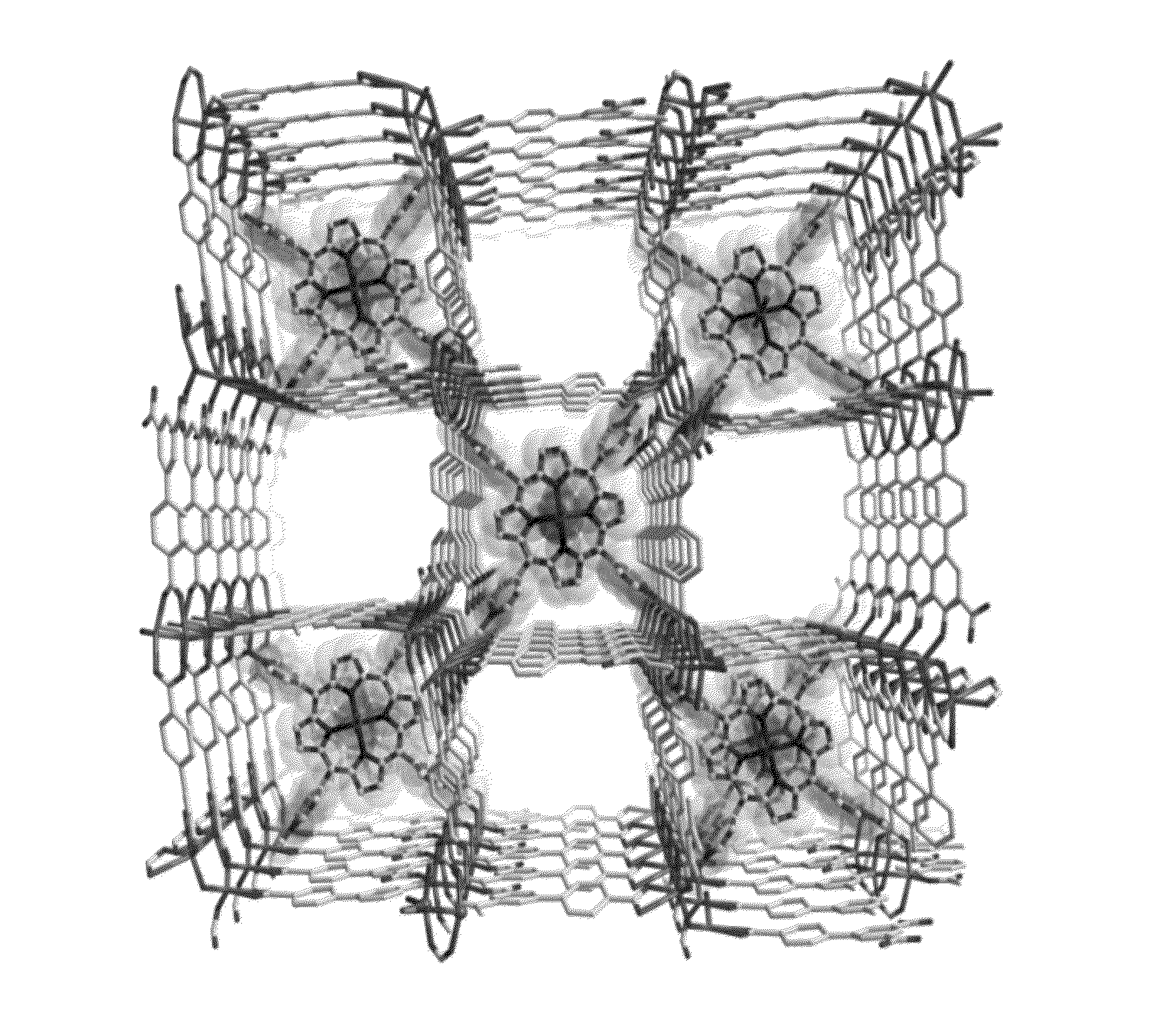 Heterocyclic macrocycle templated metal-organic materials