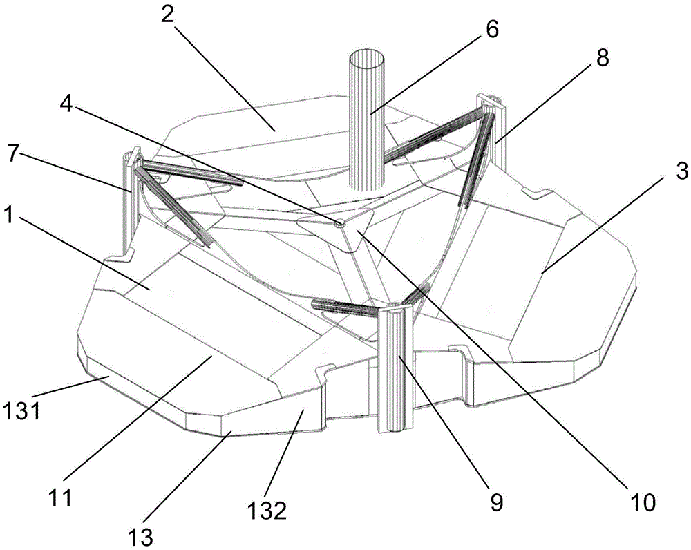 Pile shoe structure for self-elevating drilling platform