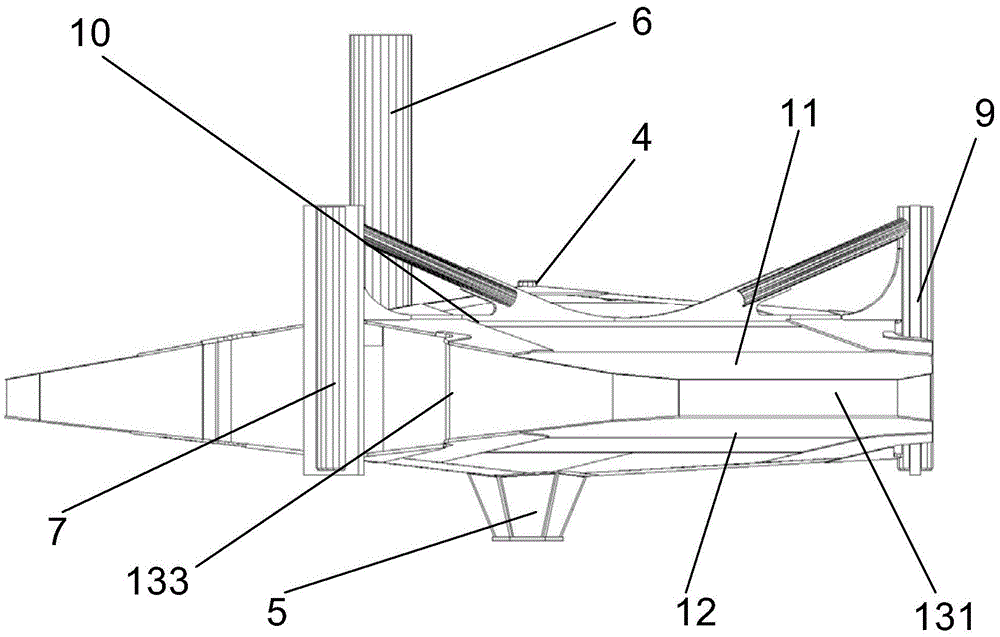 Pile shoe structure for self-elevating drilling platform