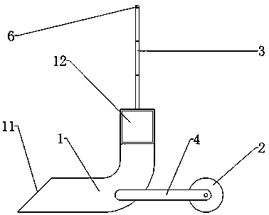 Small-sized furrowing machine