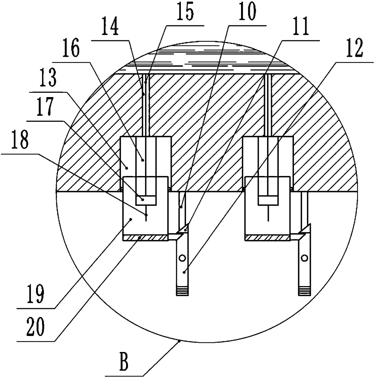 Fixing device for surgical suture needles