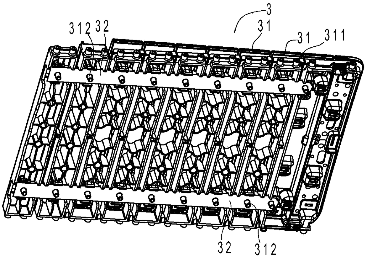 Roller shutter type storage box for vehicle