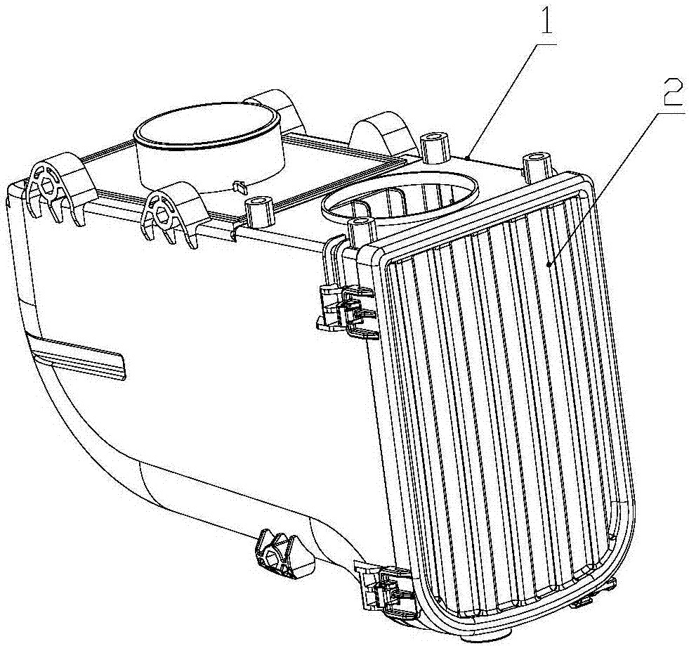 Air filter and sealing method thereof