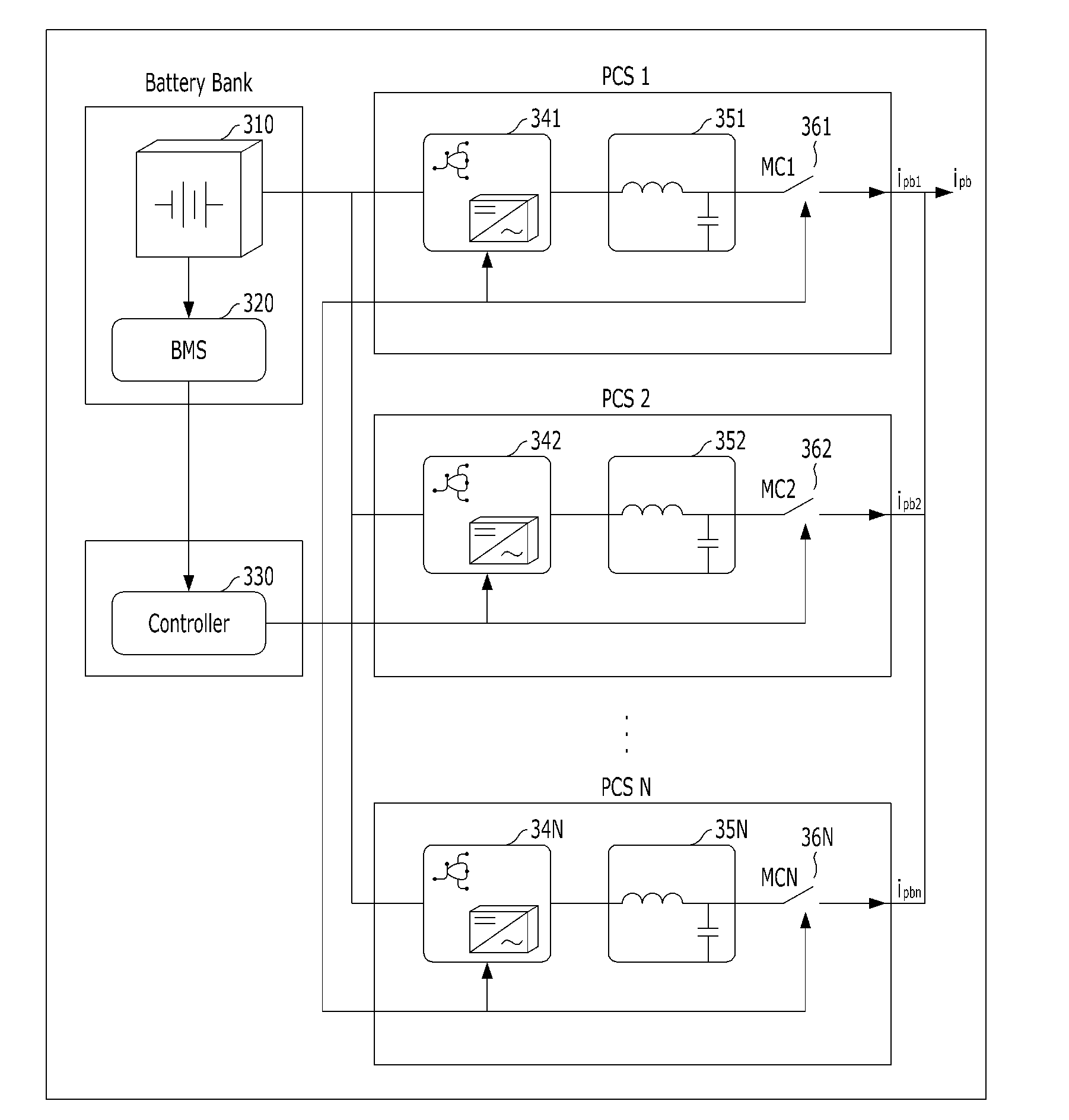 High power control system and control method thereof