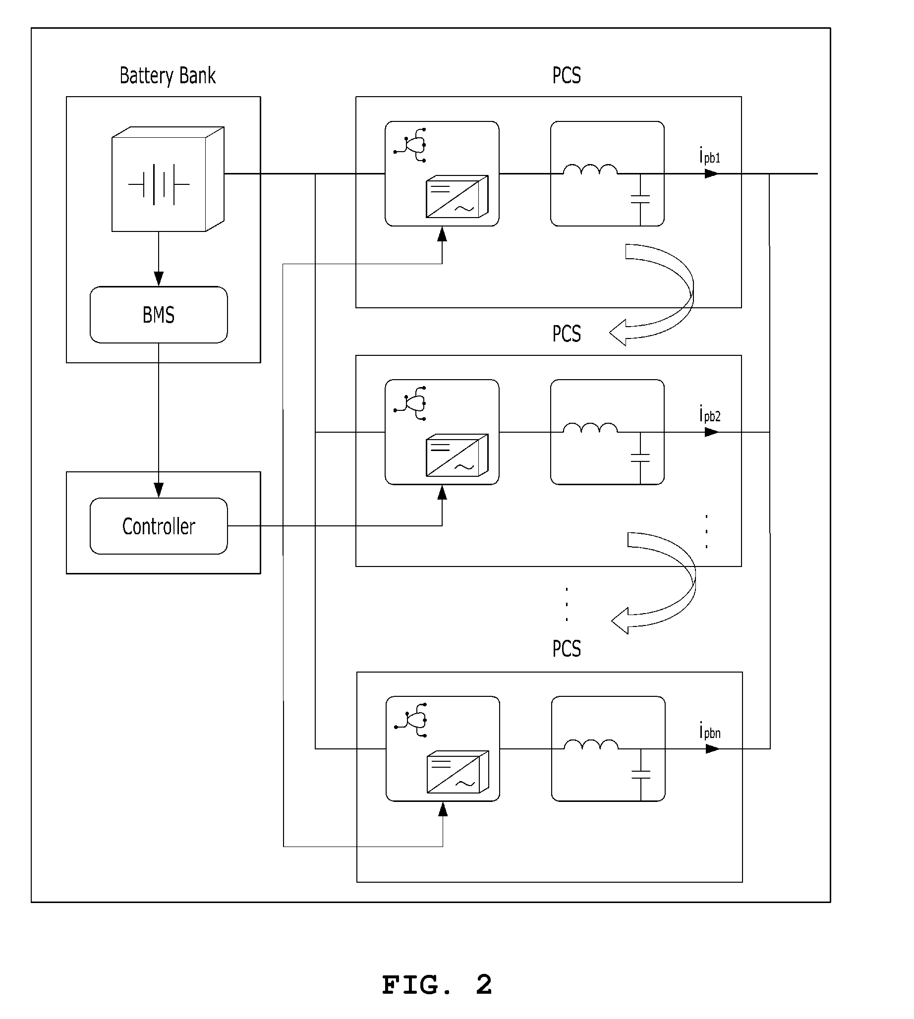 High power control system and control method thereof