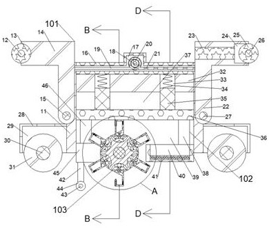 Desert area track maintenance equipment with sand removing function