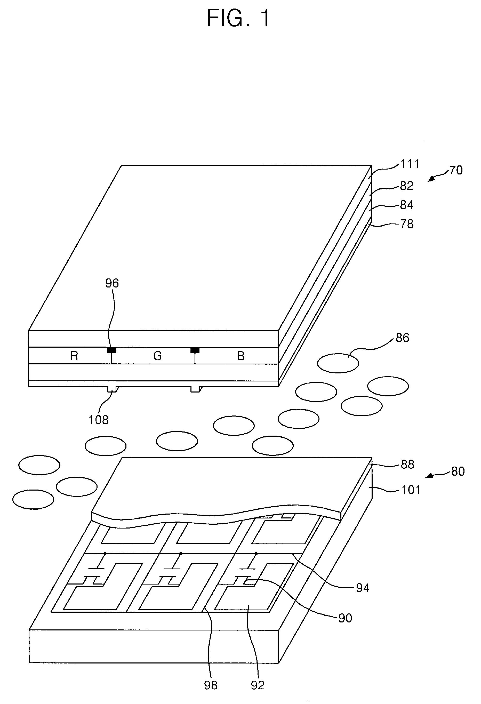 Making LCD panel alignment layers and spacers