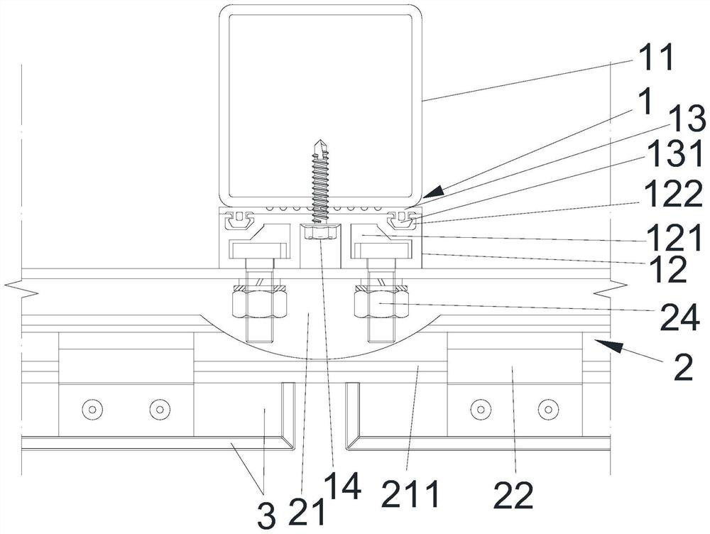 Adjustable wallboard mounting structure and mounting method