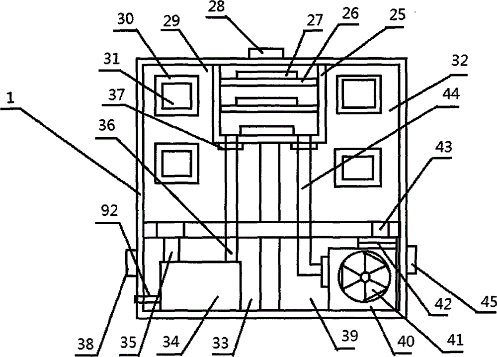 Combined medical device for internal medical nursing