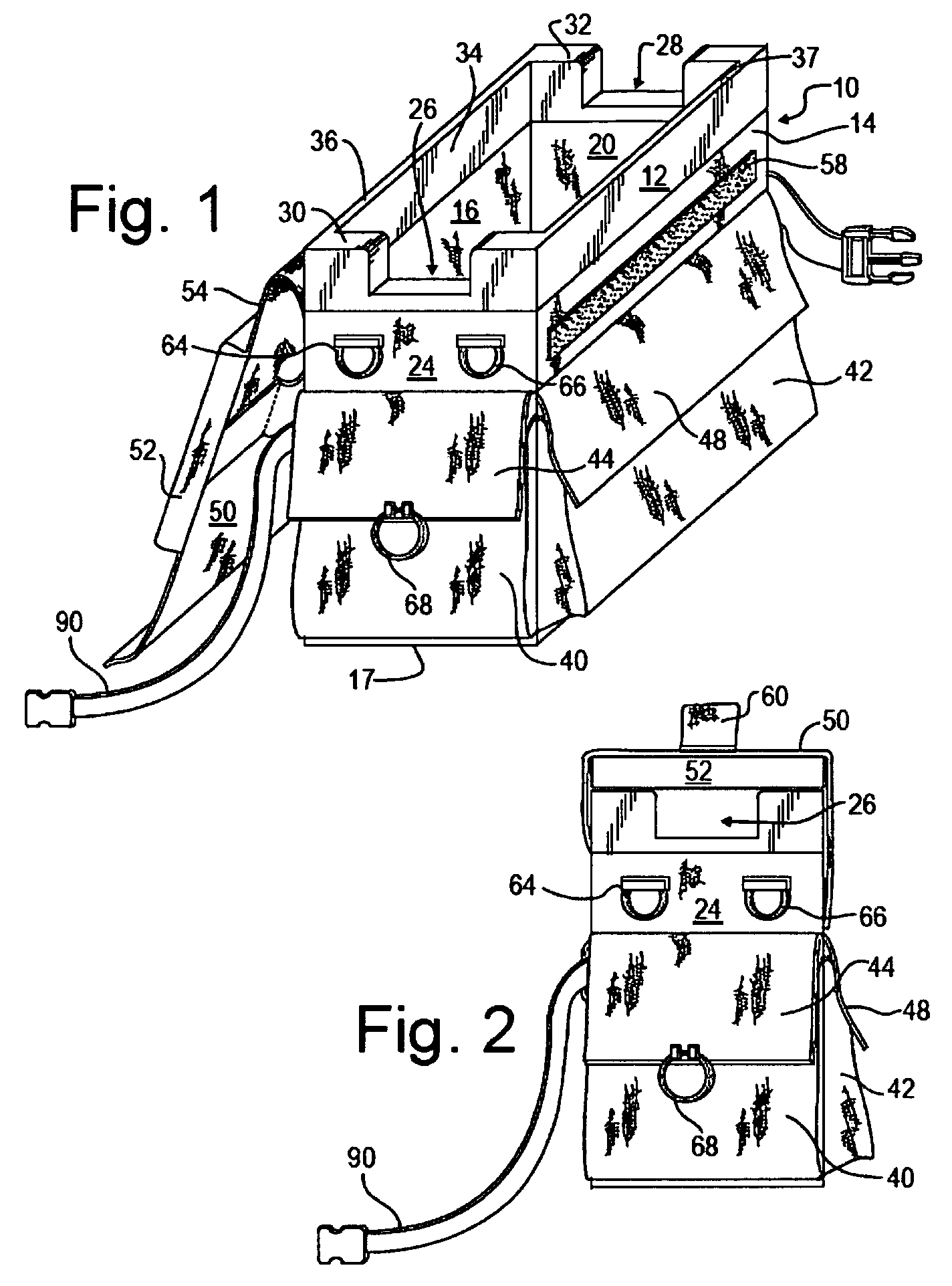 Fishing rod and tackle carrier