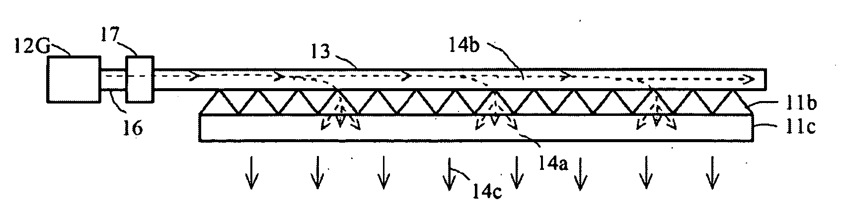 Planar lighting device and liquid crystal display device using the same