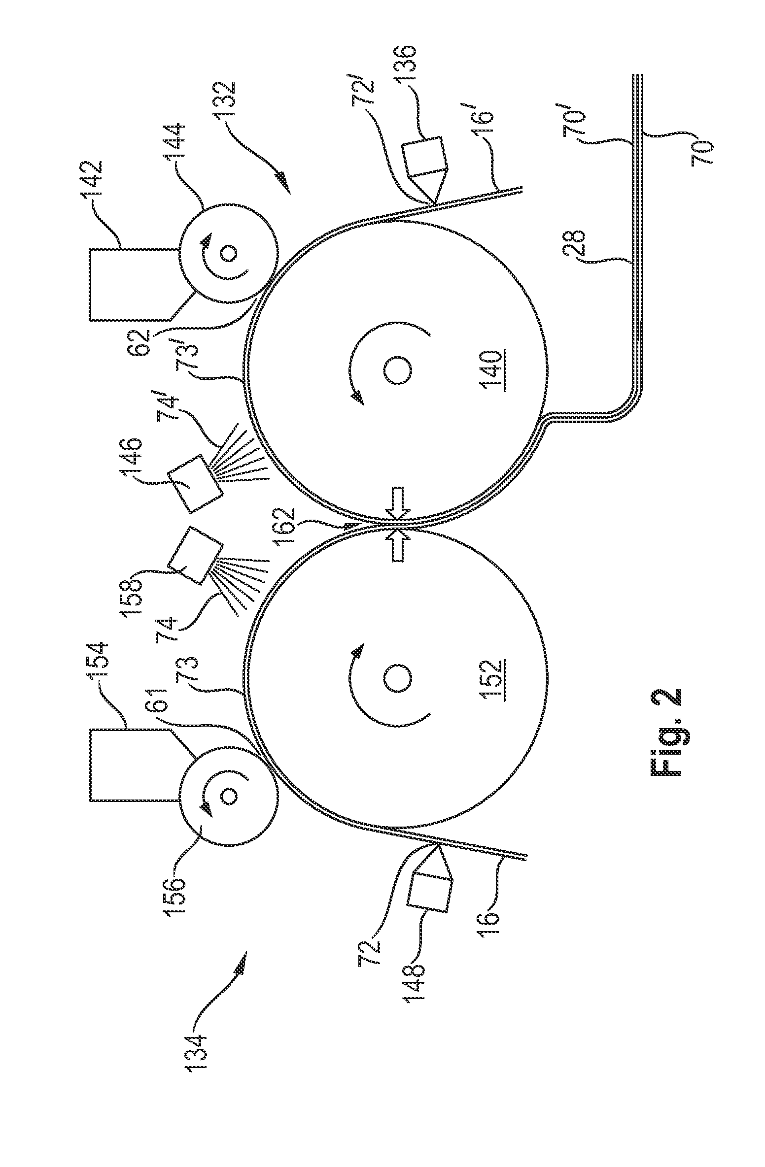 Method and Apparatus for Making an Absorbent Structure Comprising Channels