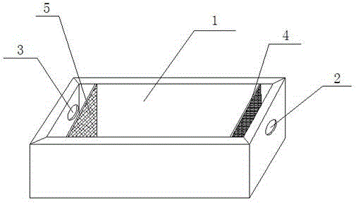 Water tank of water-jet loom