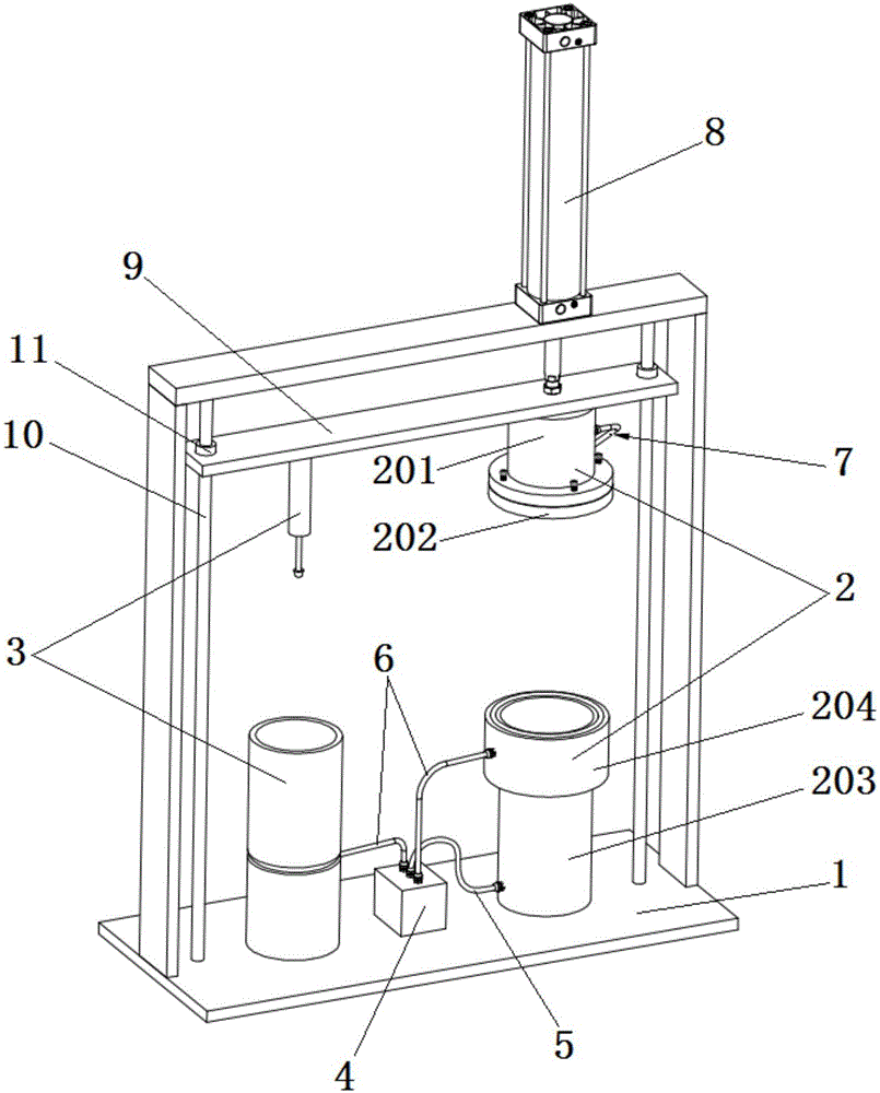 Equipment for automatically detecting steel-plastic adapter