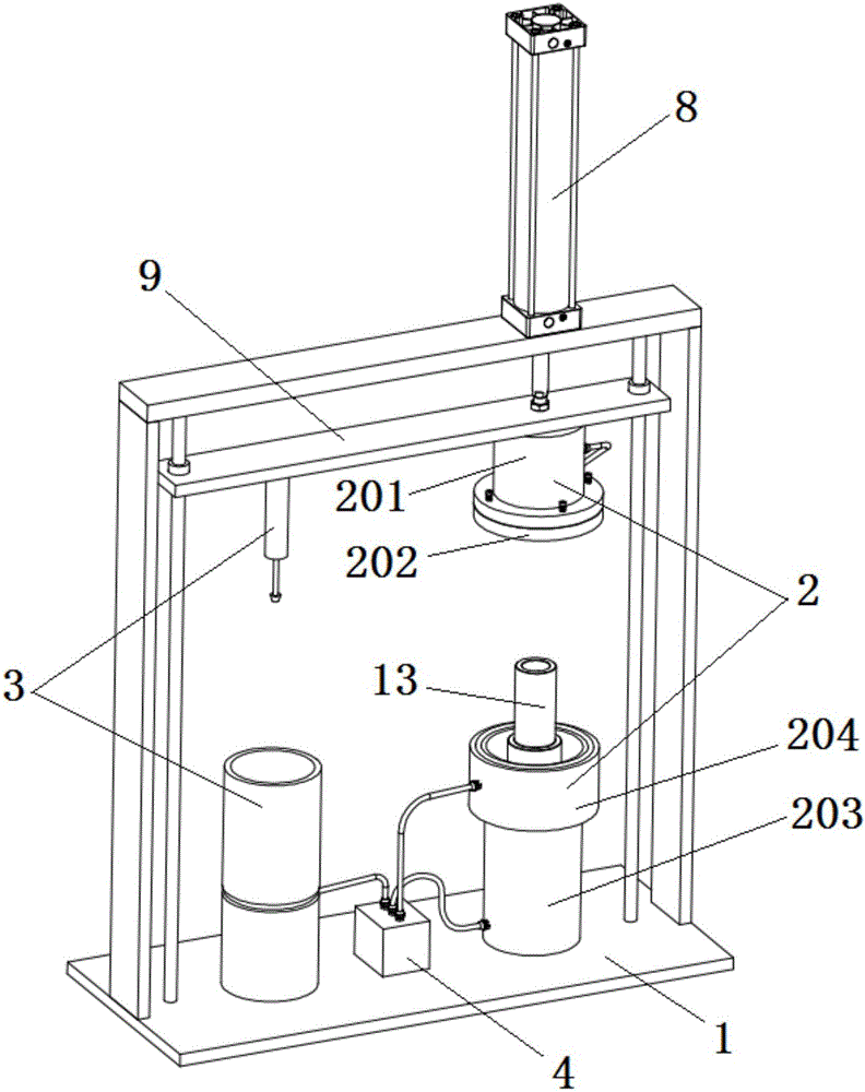 Equipment for automatically detecting steel-plastic adapter