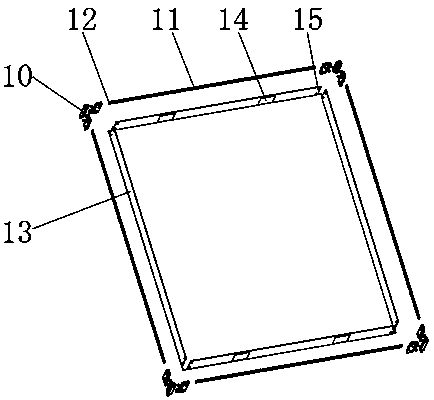 Repeated recycling type detachable macromolecule transferring pallet