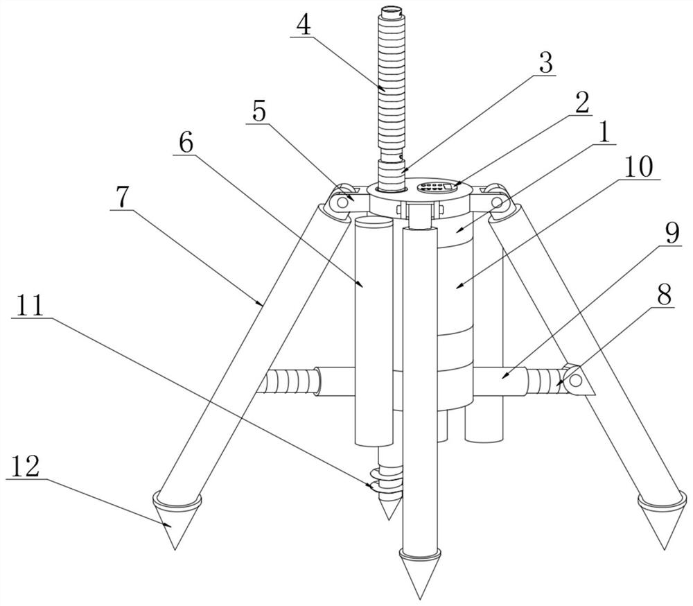 Hydrogeological exploration device and method