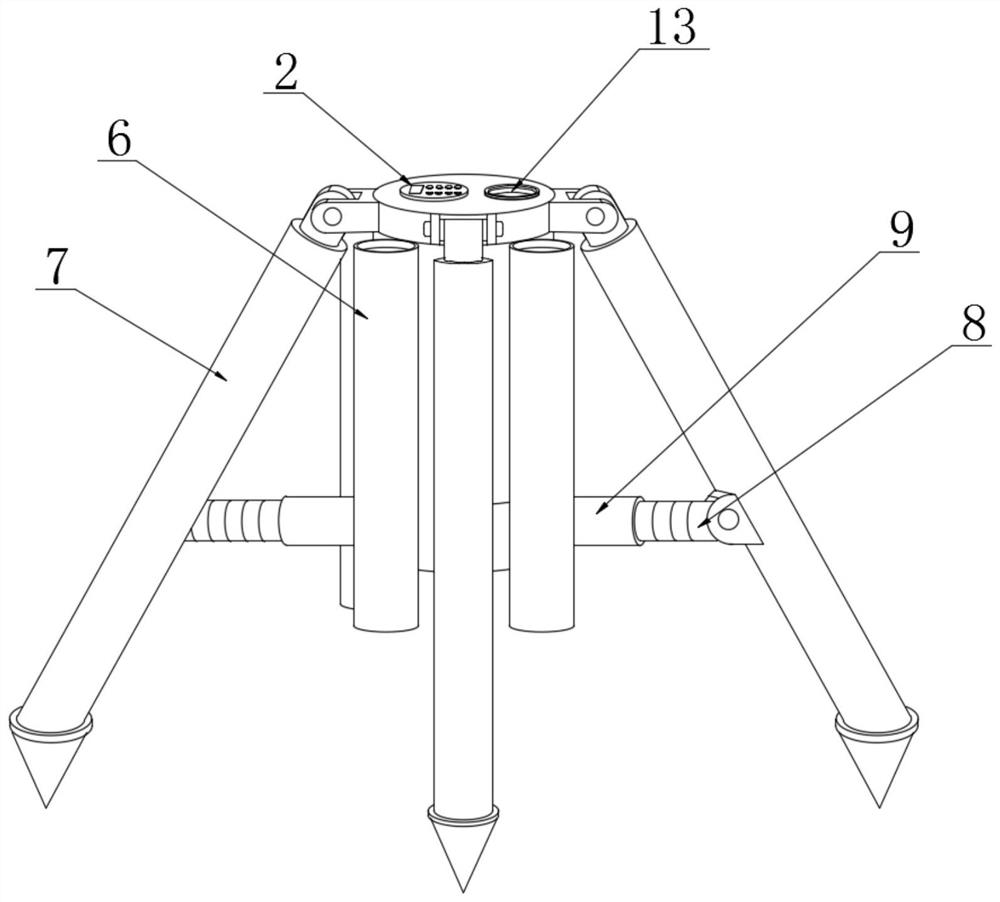 Hydrogeological exploration device and method