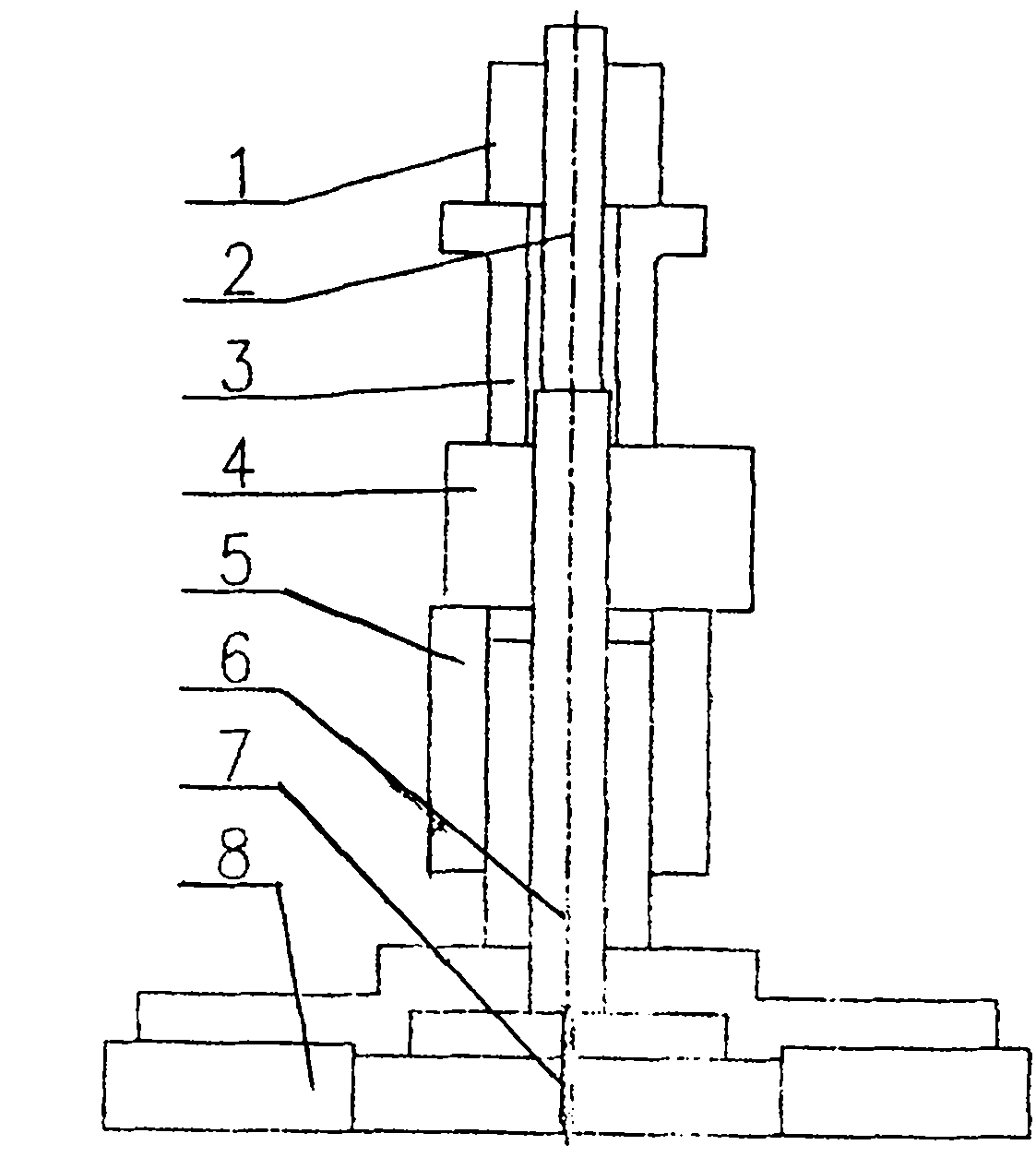 Feeding mechanism for numerical control double surface lapping machine