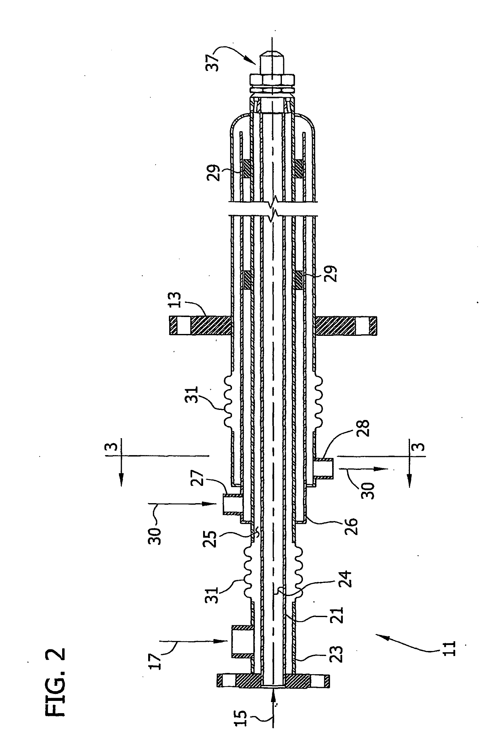 Process and Apparatus for the Combustion of a Sulfur-Containing Liquid