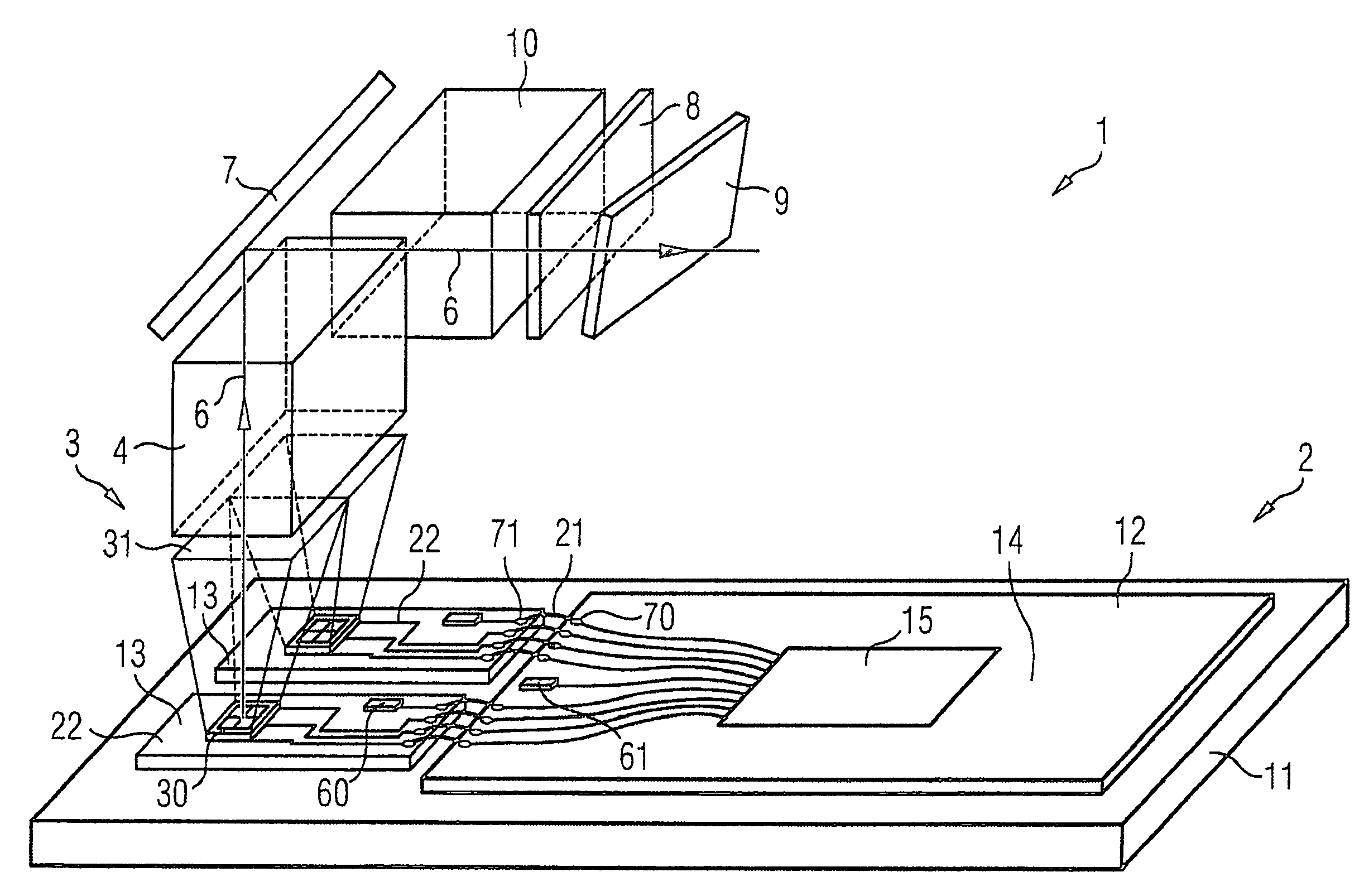 Light source for an image-generating unit