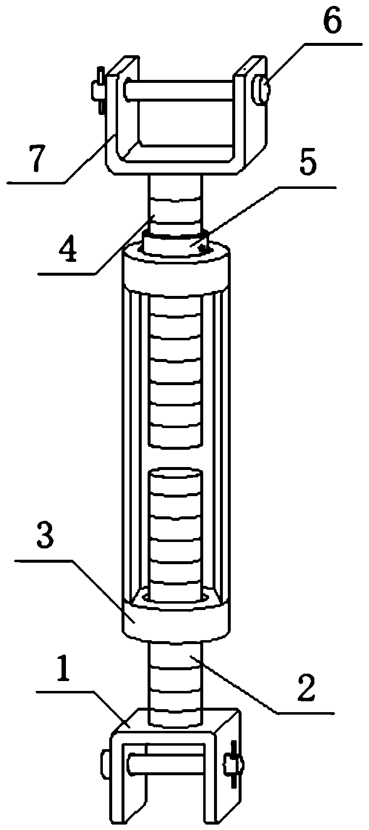 Welded body open type turnbuckle