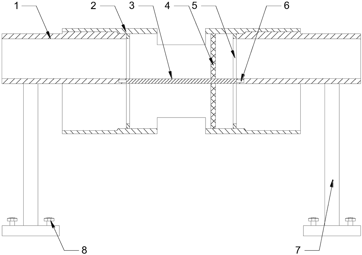 Revolving drum mechanism of water-draining and slag-blocking device