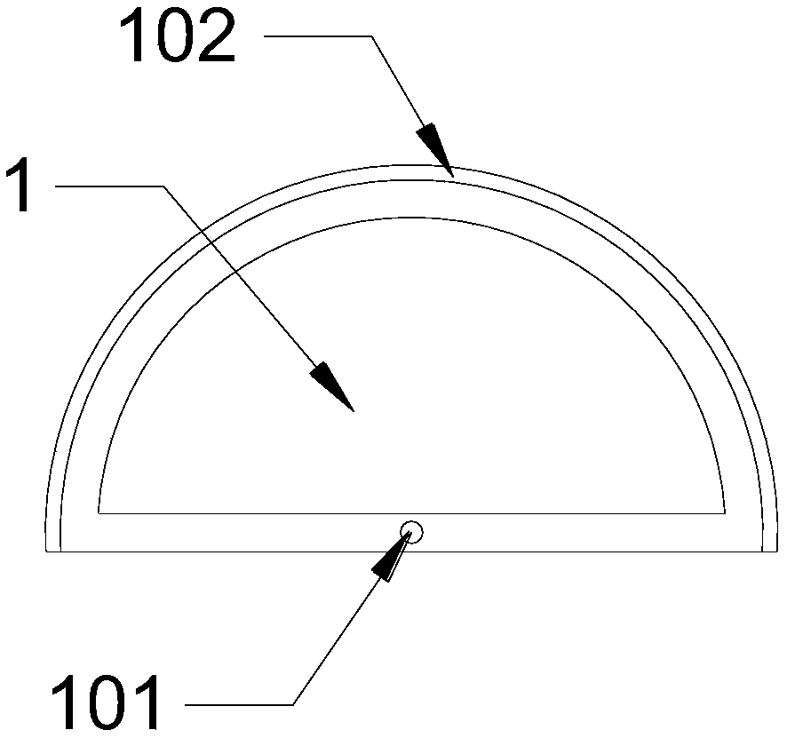 Revolving drum mechanism of water-draining and slag-blocking device