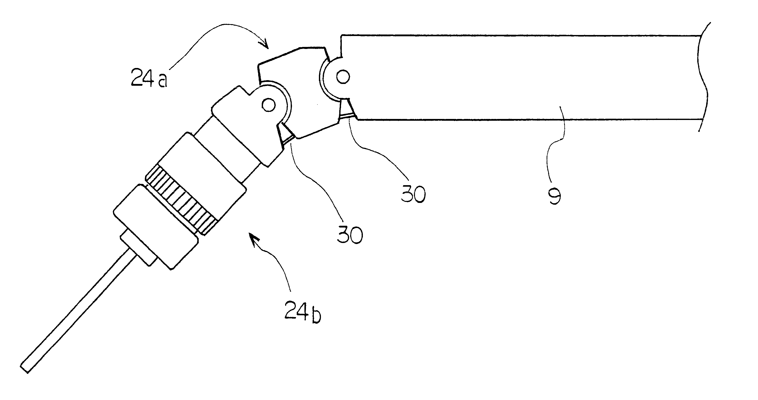 Electrode device for microwave operation