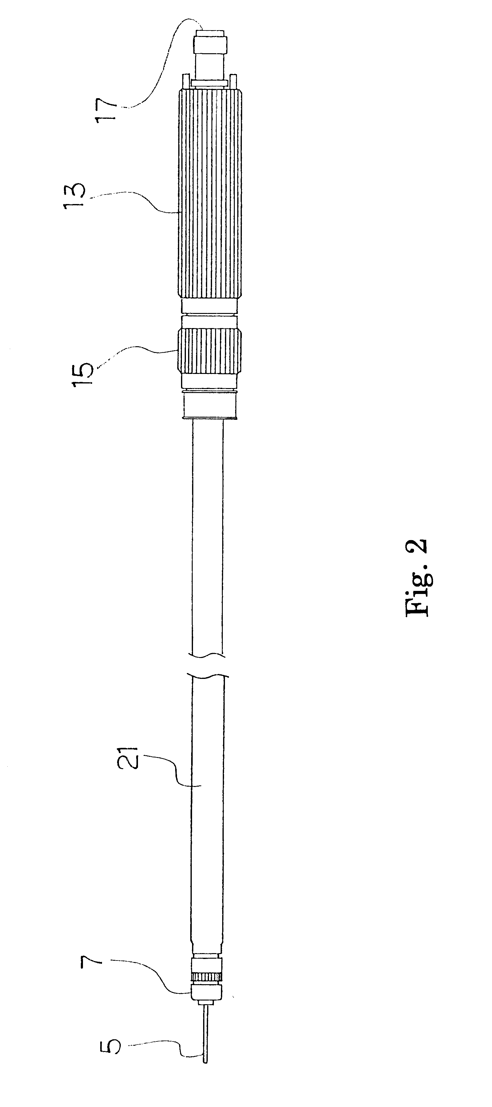 Electrode device for microwave operation