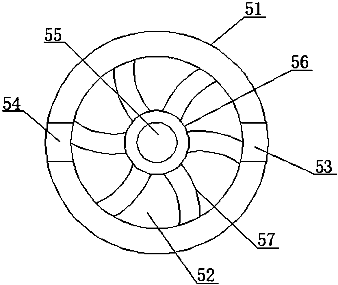 Mixed discharging device for viscous liquid medicine production