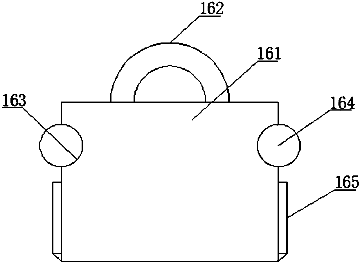 Mixed discharging device for viscous liquid medicine production