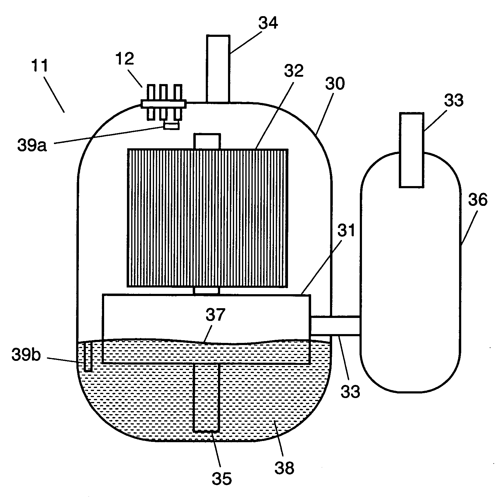 Hermetic compressor and refrigeration unit