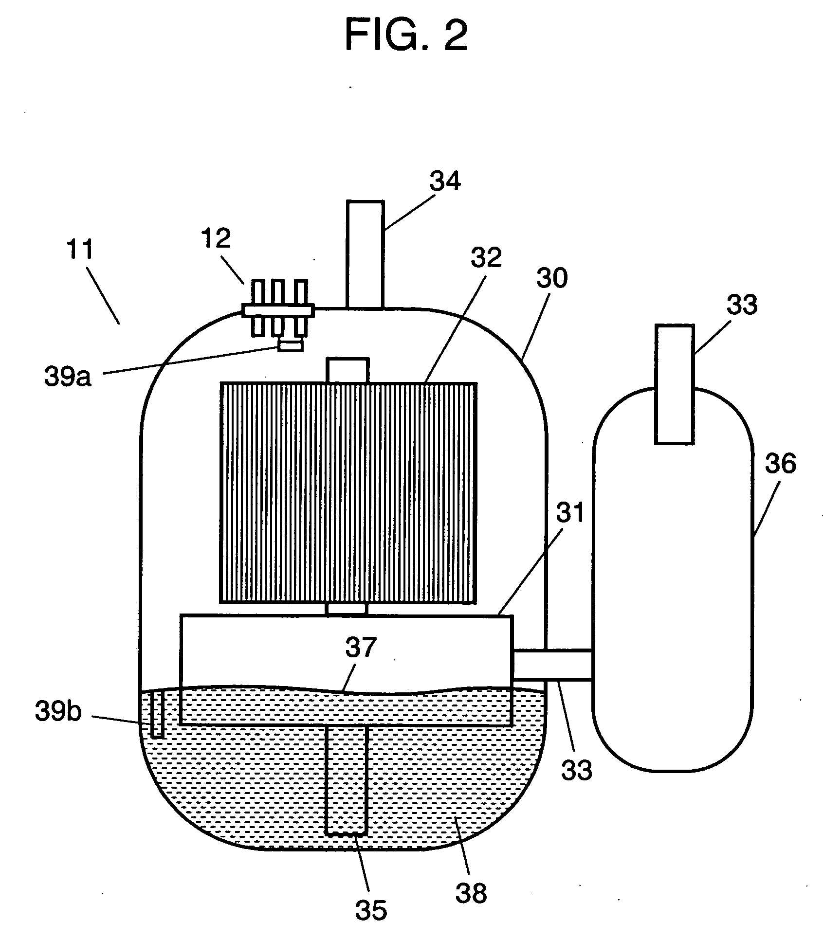 Hermetic compressor and refrigeration unit