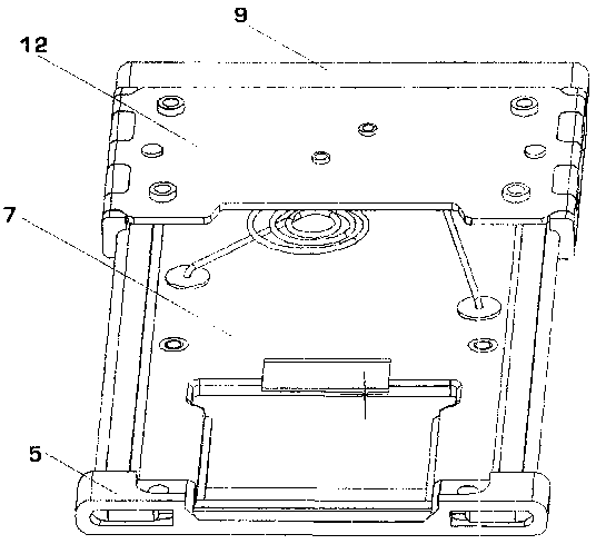 Slide device applied to cellphones