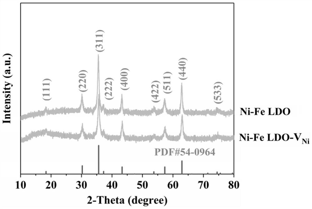 Layered bimetallic oxide negative electrode material and preparation method and application thereof