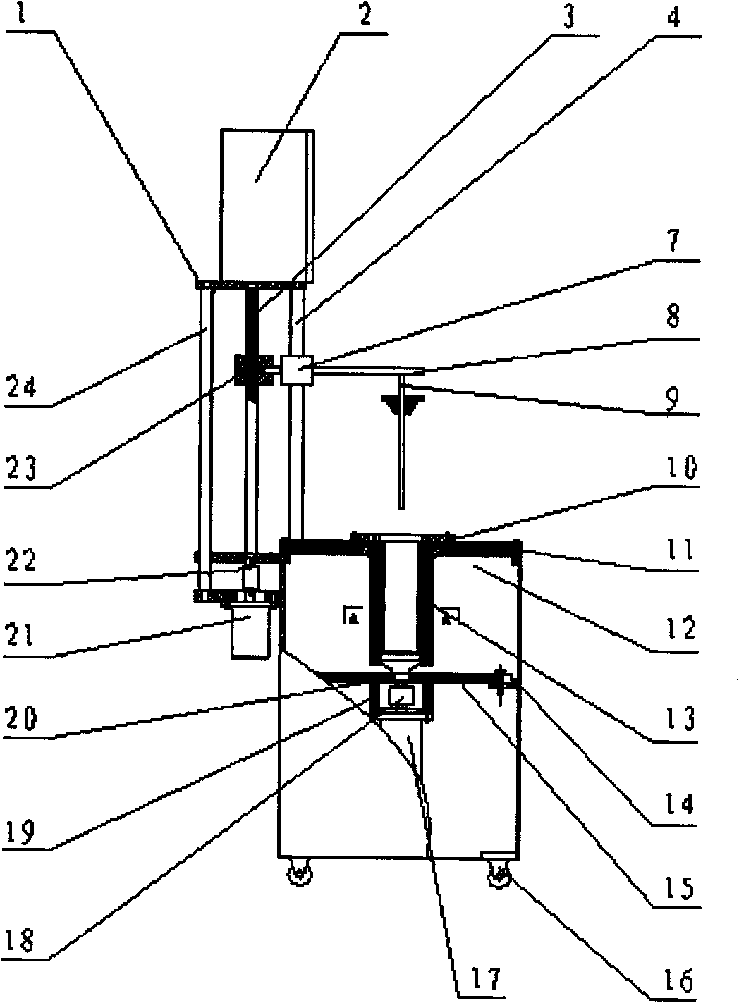 Contamination cleaning device