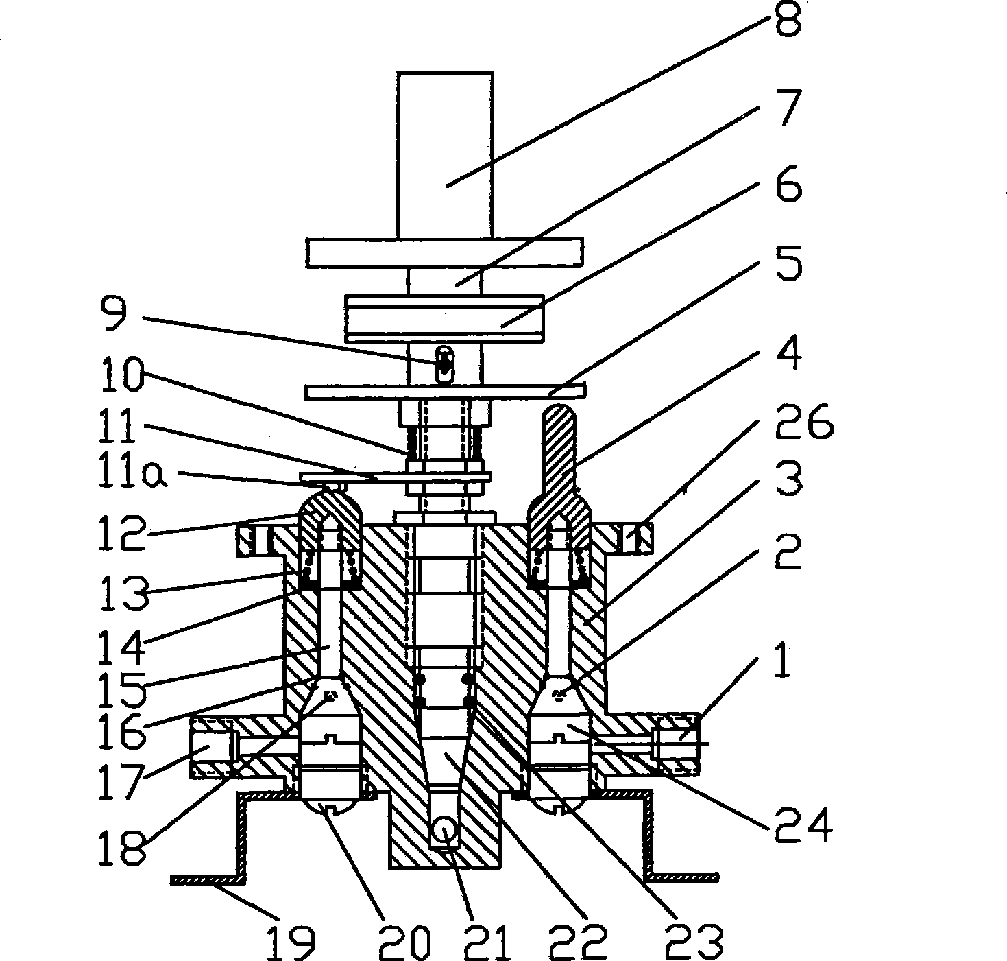 Switch assembly of synthetic liquid fuel range